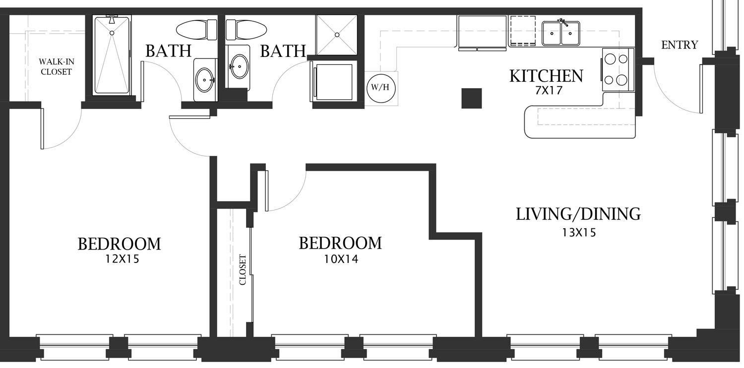 Floor plan - The Monterey