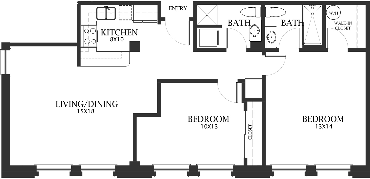 Floor plan - The Carson