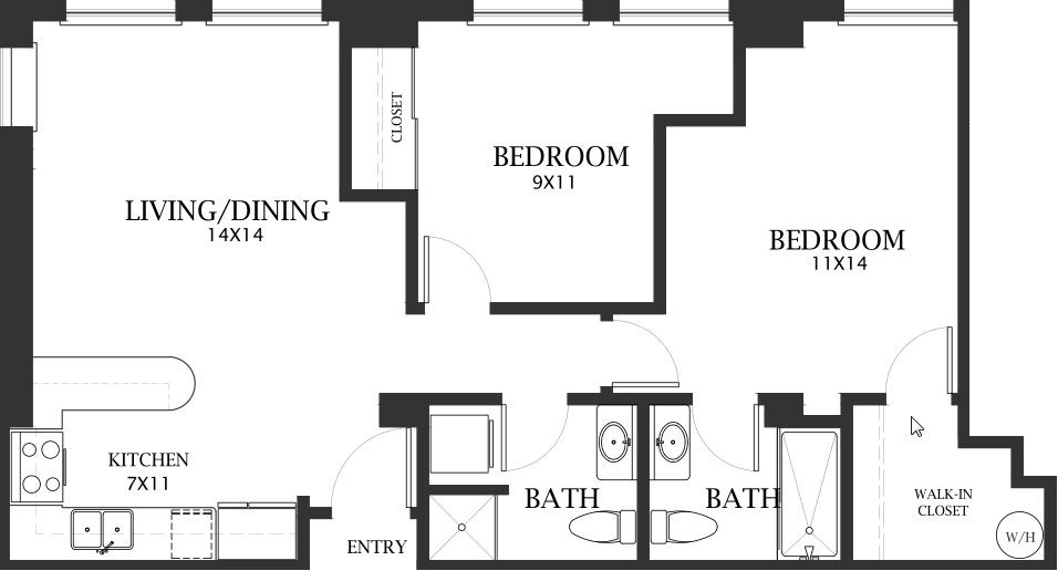 Floor plan - The Hawthorne